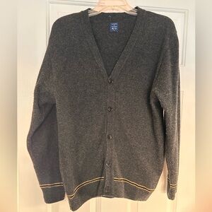 Harry Potter Hufflepuff Sweater, Lochaven of Scotland, 100% Wool, Size Large (L)